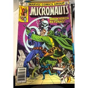 The Micronauts Baron Karza Returns Marvel Comics Group Comic Book 26